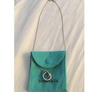 Authentic Tiffany’s interlocking circles necklace